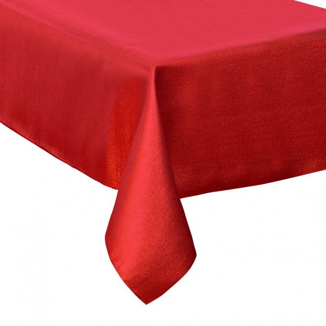 Nappe rectangulaire tissu rouge 300 x 170 cm - Falaise réception