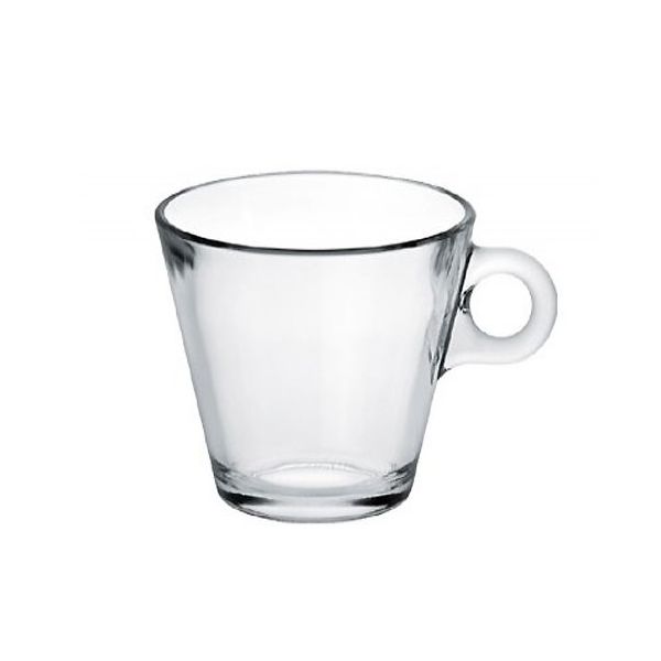 Tasse à café verre transparent - Falaise réception