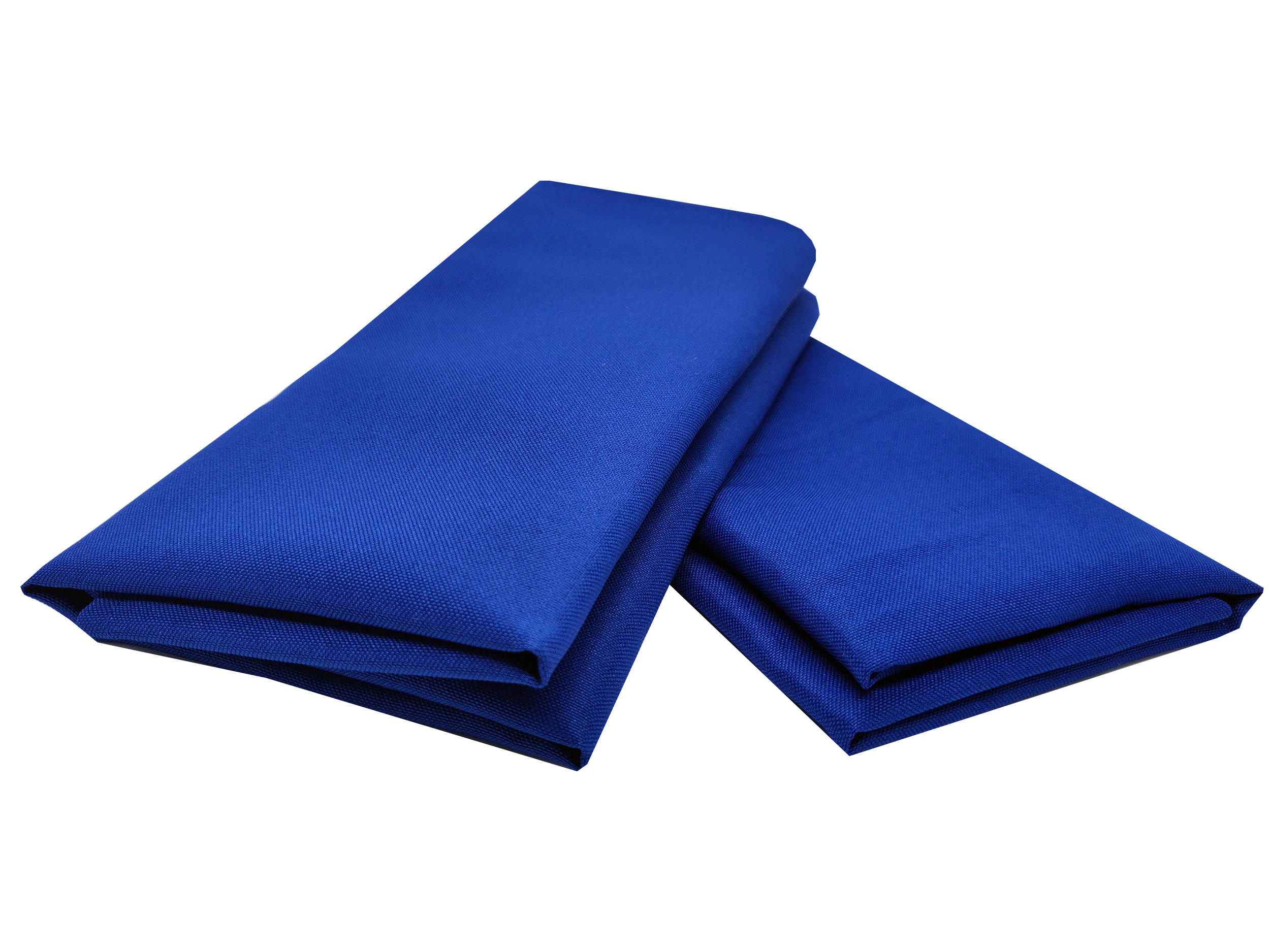 Serviette de table tissu bleu roi 45 x 45 cm - Falaise réception